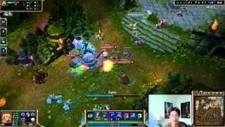Zekent - AP Janna vs Twitch and Caitlyn - bot (Diamond I)