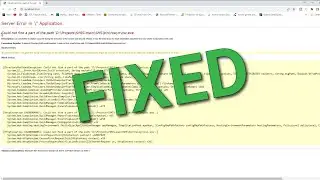 Could not find a part of the path ... bin\roslyn\csc.exe | Server Error in ASP.net application