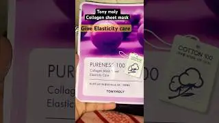 Tony Moly collegen sheet mask review #shorts #review