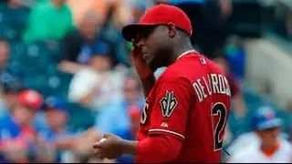 Rubby De La Rosa's Crazy Balk in 1st Inning (9/1/2015)