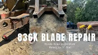 CAT 836K Blade Arm Repair | Heavy Equipment Welding & Fabrication