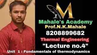 Lecture 4 Unit 1 : Topic : Quasi static process, non flow process, density, pressure and energy