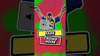 Did you know fake crowd noise is LEGAL in the NFL? 🤯 #nfl #nflfootball #rams #colts