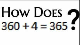 How 4 Seasonal Days Plus 360 Solar Days Equals A 365 Day Year? 364 Enoch Calendar Clock Explained