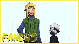 Minato cries because of a Emotional Report (Naruto Comic Dub)