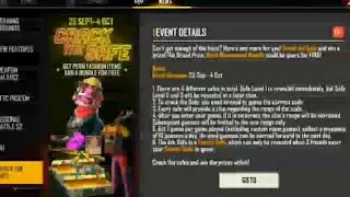 freefire new event crack the safe (omg)