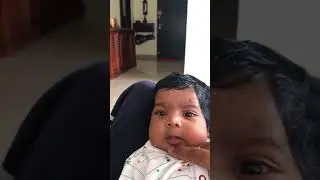 This baby has a very deep voice