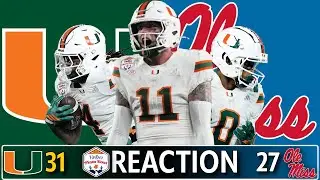 Fiesta Bowl Instant Classic: Miami beats Ole Miss. Hurricanes advance to CFP finals.