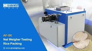 Packing Filler AF-5K Net Weigher Rice Packing Test