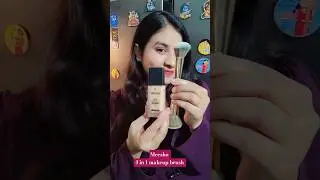 Meesho 4 in 1 makeup brush review 😍 #shorts #makeupbrush