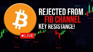Bitcoin rejected the Fib channel but local support is holding! Is BTC about to break down? Plus Alts