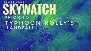 Halloween Skywatch before Typhoon Rolly | Timelapse
