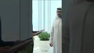 Sheikh Maktoum Bin Mohammed Meeting Technology Company Senior Officials Throwback