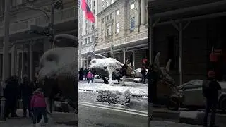 NYC.Charging Bull.Lower Manhattan.Bowling Green Park#newyorkcity#nycchristmas#iconicnyc#nycholidays