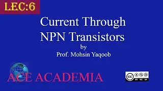 Current Through NPN Transistor | Chapter 18 Electronics | Lecture 6 | Physics | MCAT | Ace Academia