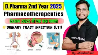 Pharmacotherapeutics Imp Question | Urinary tract infection (UTI) | D.Pharma 2nd Year2025 |