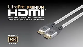 55328, 66832, 50426: GE UltraPro Premium 8K 2 1 HDMI Cable with Ethernet - Overview