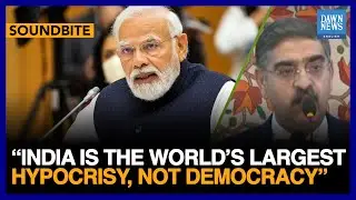 PM Kakar Calls India World&rsquo;s Largest &lsquo;Hypocrisy, Not Democracy&rsquo; | Dawn News English