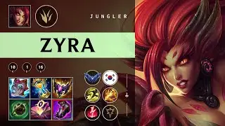 Zyra Jungle vs Wukong - KR Diamond Patch 25.24