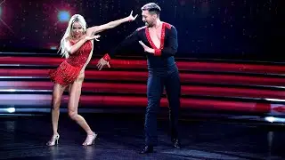 Luli Salazar y Jorgito Moliniers bailaron una Samba de ballroom a pura sensualidad