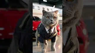 &ldquo;Leo&rsquo;s Jet Hangar Display&rdquo; #cat #millionairevibes #catlovers