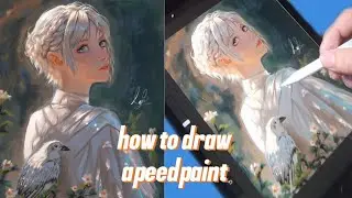 SPEEDPAINT.how to draw anime character