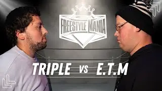 TRIPLE vs. E.T.M | Halbfinale Freestylemania Fullclip [2/2] - TopTier Takeover Berlin: 02.10.24