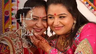 Vibrant Gujarati Wedding in USA | Cinematic Same Day Edit with Garba | HARSH + PALAK|CAMERA TREASURE