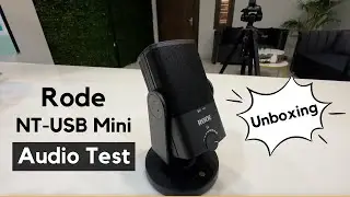 Rode NT-USB Mini Unboxing | Compact USB Microphone for Podcasting and Streaming