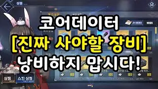 벽람항로 코어데이터 낭비하지 맙시다!!