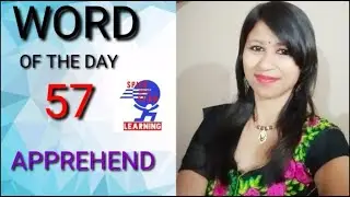 WORD OF THE DAY | APPREHEND | MEANING IN ENGLISH AND HINDI