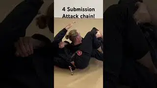 4 Submission Attack Chain #bjjfanatics #shorts #ufc #bjj
