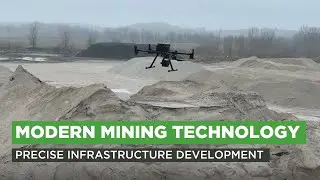 Modern Mining Technology | Using Drones and RTK for Precise Infrastructure Development