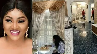 Nollywood Actress Mercy Aigbe Shows Off The Beautiful Living Room Of Her Newly Built Mansion