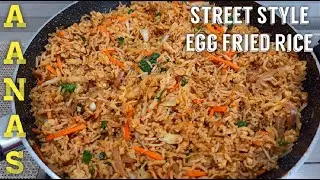 Egg Fried Rice Recipe in Tamil/ரோட்டுக்கடை முட்டை சாதம்/Street Style Egg Rice Recipe in Tamil