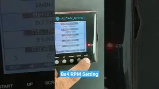 Bs4 Engine RPM Settings #shorts #agriculture #combine
