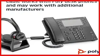 Great product -  Plantronics - Electronic Hook Switch Cable APP-51 (Poly) - Remote Desk Phone Call C