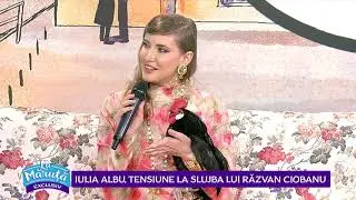 Iulia Albu, tensiune la slujba lui Răzvan Ciobanu