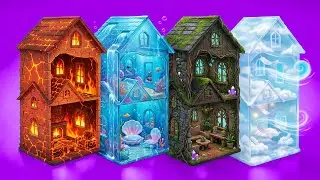 Семейное испытание стихий! 🔥💧🌍🌪️ Хаос в реальной жизни
