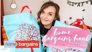 HOME BARGAINS HAUL MARCH 2019 - EASTER, CLEANING & MORE