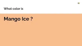 Mango Ice color #f7bd8d hex Cool Orange color f7bd8d