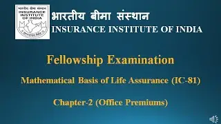 IC-81 Fellow Exam Chapter 2 MCQ - Office Premiums #ic81 #insurancexam #fellowexam