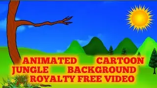 #animated cartoon jungle background free video for story background