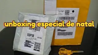 Unboxing especial de natal 25/12/2025 🎄