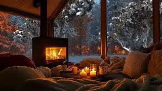 Cozy Warm Fireplace Crackling Fire Beatles Chill Out Tribute Sample