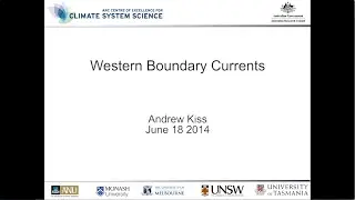 Western Boundary Currents (Andrew Kiss)