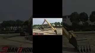 SZ420D Extended arm crawler excavator #excavator#construction #factory #crawler #Shanzhong