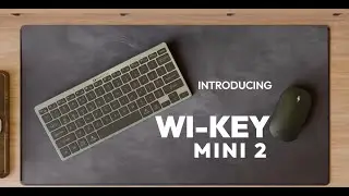 Amkette Wi-Key Mini 2 | Multi-Device Wireless Combo with 3200 DPI Mouse & Silent Typing 🔇