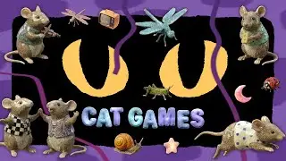 Ultimate CAT TV Compilation 🐸 3D Game For Cats | Video for Cats To Watch 🐷 4k60FPS 🐭 Vol 10