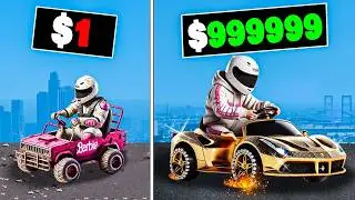 Power Wheels от 1 до 1 000 000 долларов в GTA 5